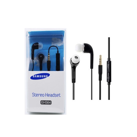 FONES DE OUVIDO SAMSUNG COM MICROFONE EHS64 PRETO